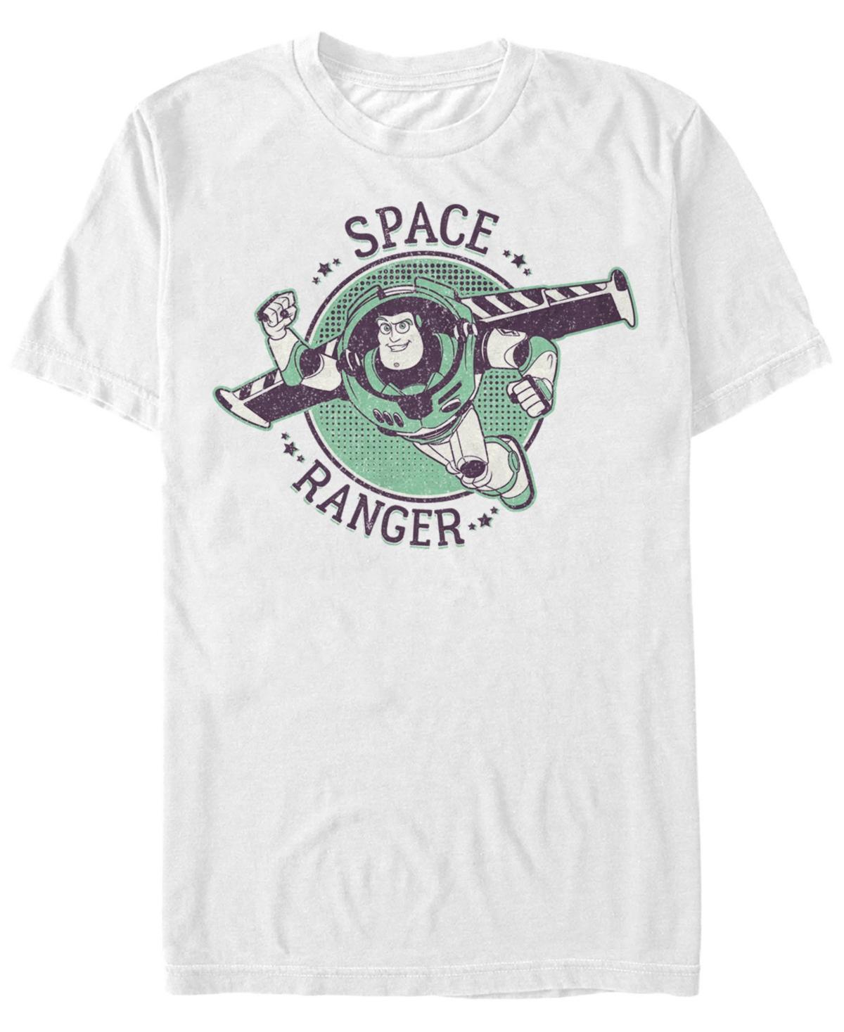 Men's Disney / Pixar's Toy Story Buzz Space Ranger Flight Tee, Size: XXL, White Product Image