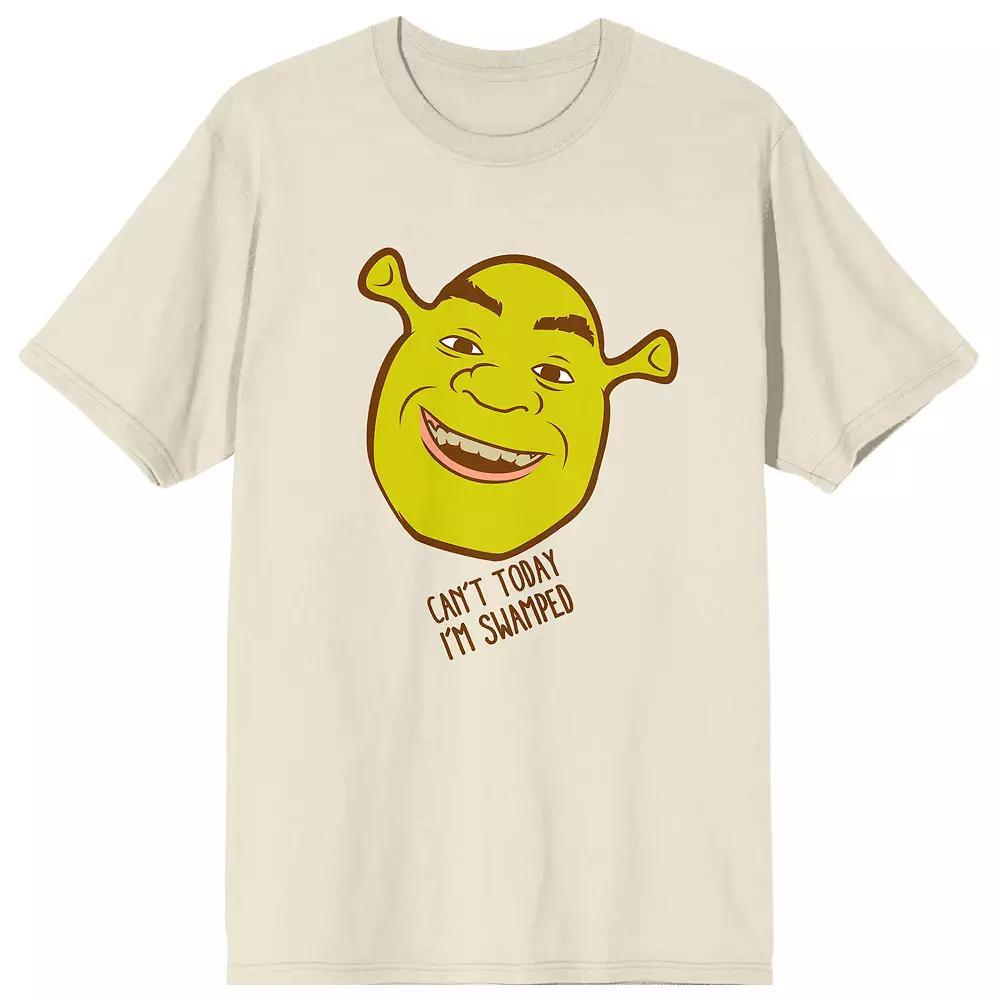 Men's Shrek Can't Today Swamped Graphic Tee, Size: Small, Beige Product Image