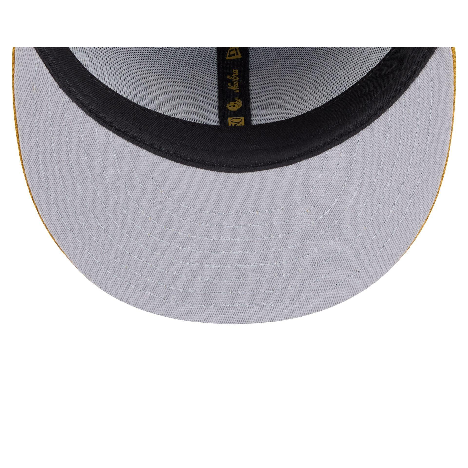 Seattle Mariners Metallic Gold Logo 59FIFTY Fitted Hat Male Product Image