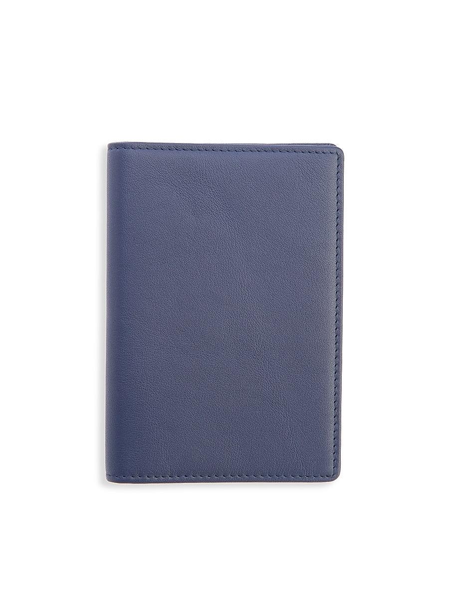 Womens RFID-Blocking Leather Passport Case Product Image