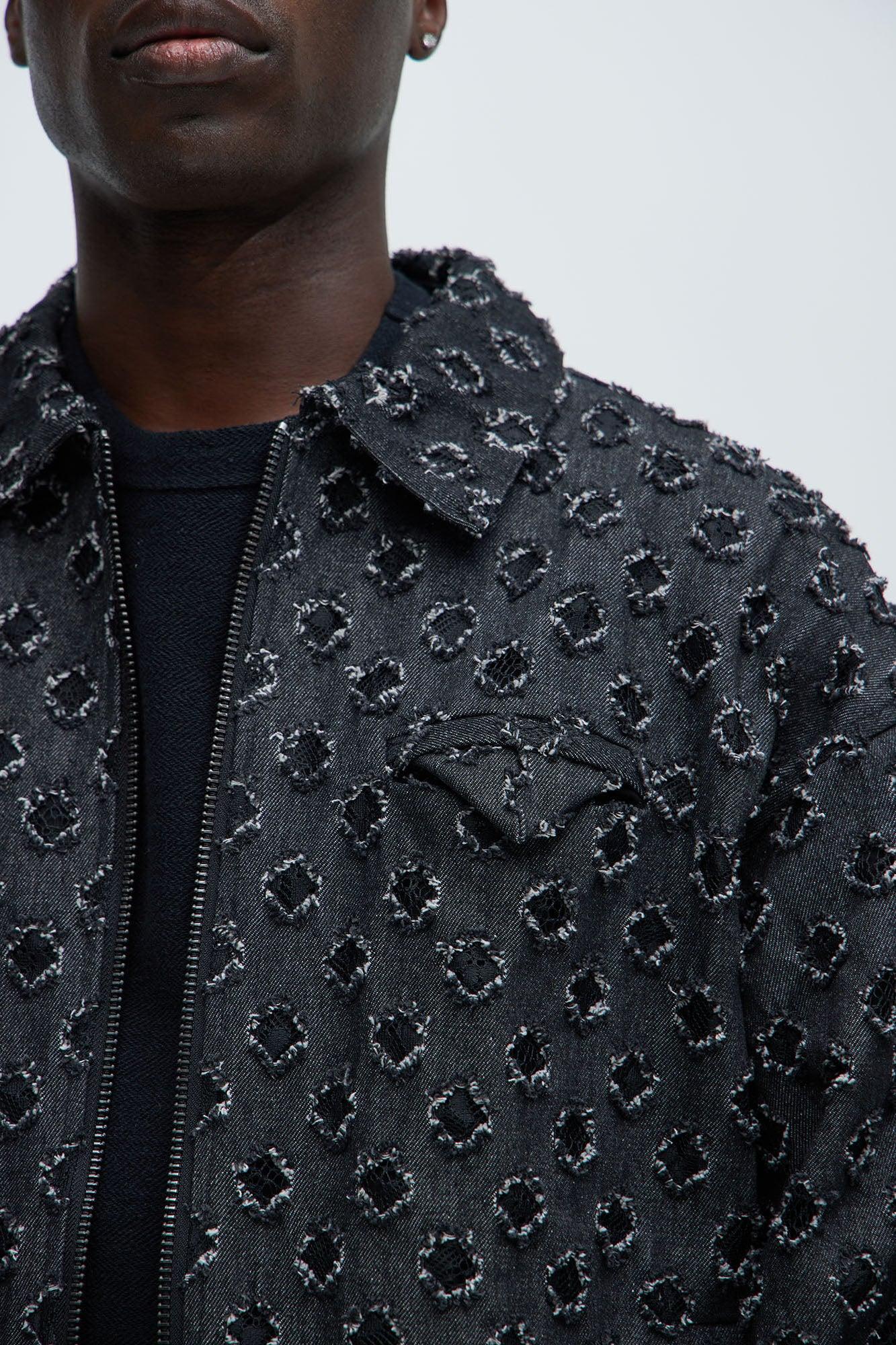 Bravo Cropped Jacket - Black Product Image