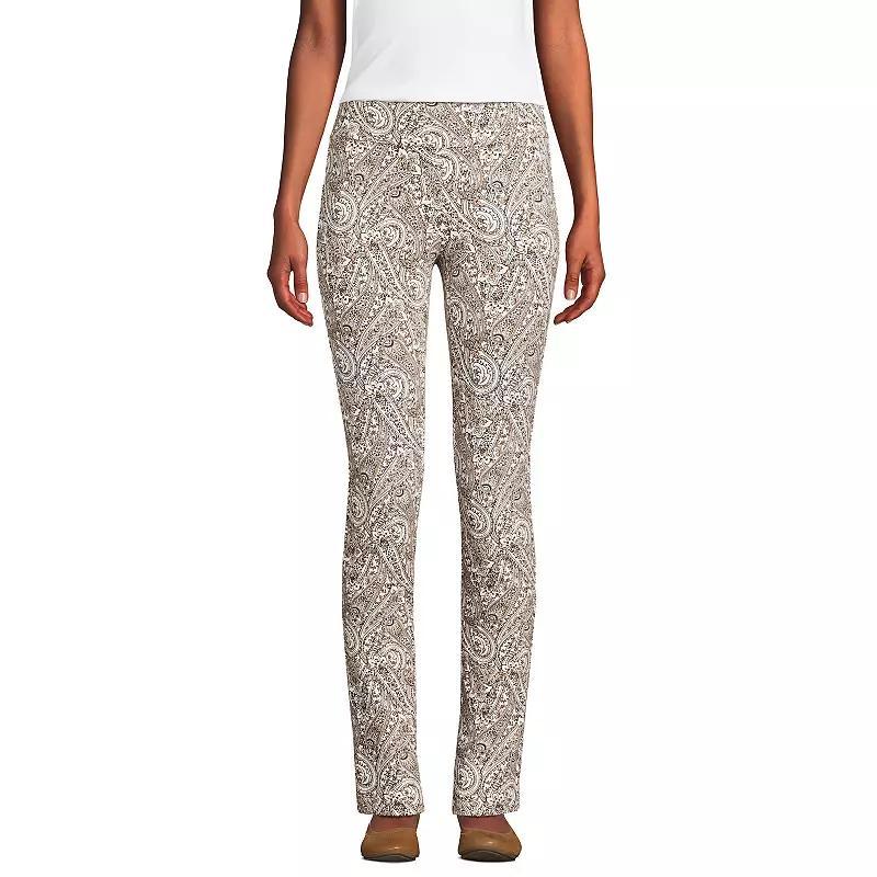 Women's Lands' End Starfish Slim-Cut Pull-On Pants, Size: Small, Evening Blue Product Image
