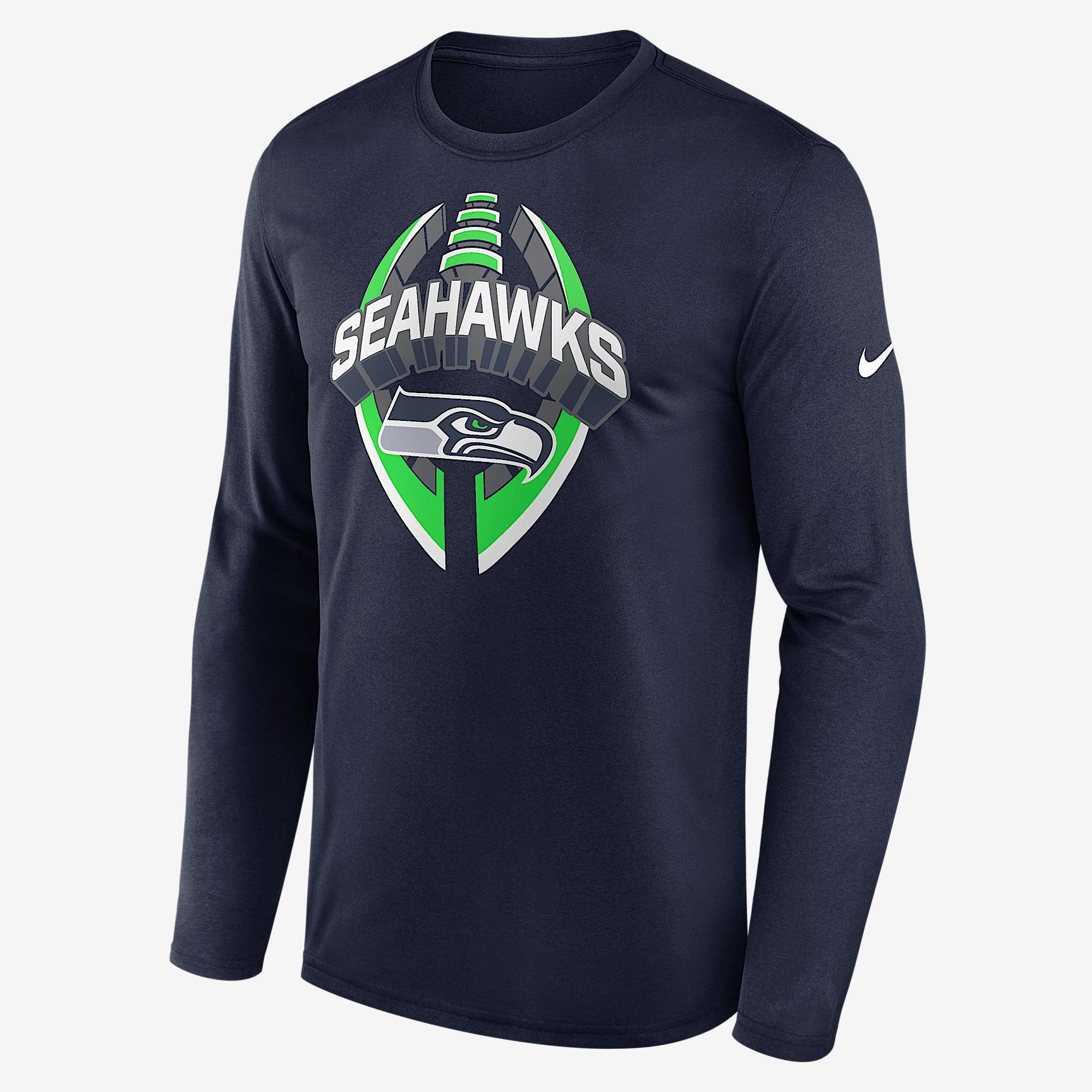 Seattle Seahawks Legend Icon Men's Nike Dri-FIT NFL Long-Sleeve T-Shirt Product Image