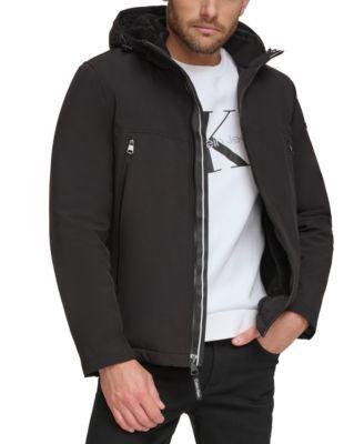 Calvin Klein Mens Sherpa Lined Infinite Stretch Soft Shell Jacket Product Image