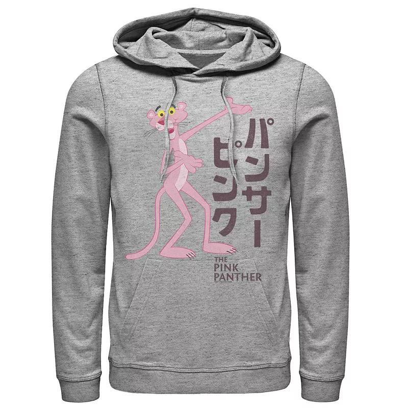 Men's Pink Panther Kanji Portrait Logo Graphic Hoodie, Size: XL, Ath Product Image