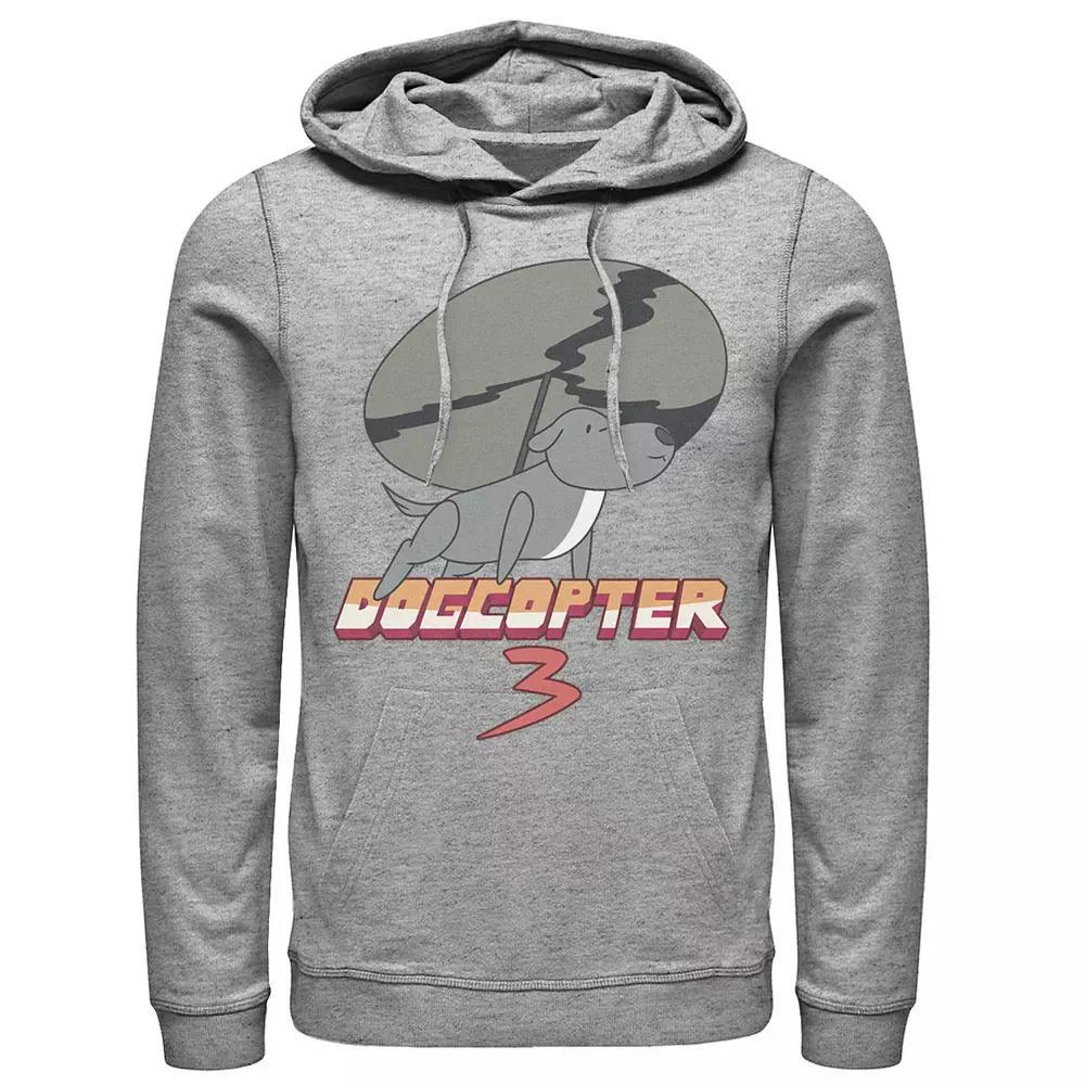 Men's Cartoon Network's Steven Universe Dogcopter 3 Hoodie, Size: 3XL, Athletic Grey Product Image