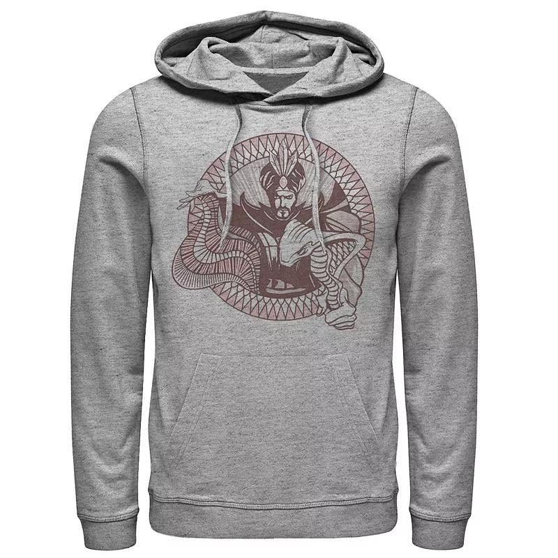 Mens DC Comics Batman Joker Put A Smile On Stamp Hoodie, Men's, Size: Medium, Athletic Grey Product Image