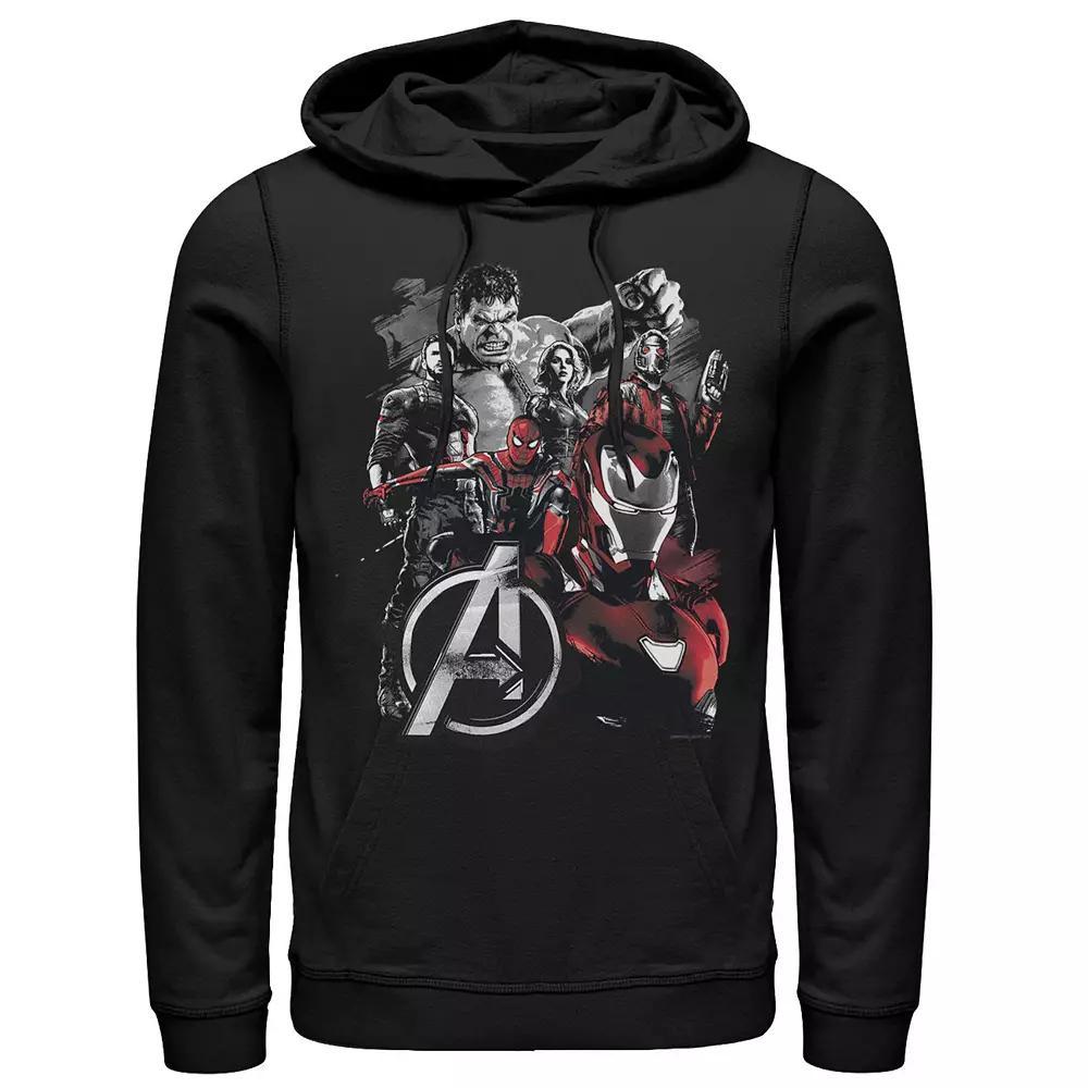 Men's DC Comics Superman Flashing Lights Poster Hoodie, Size: 3XL, Blue Product Image