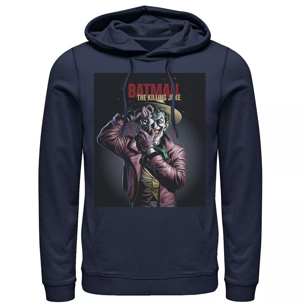 Men's DC Comics Superman Flashing Lights Poster Hoodie, Size: 3XL, Blue Product Image
