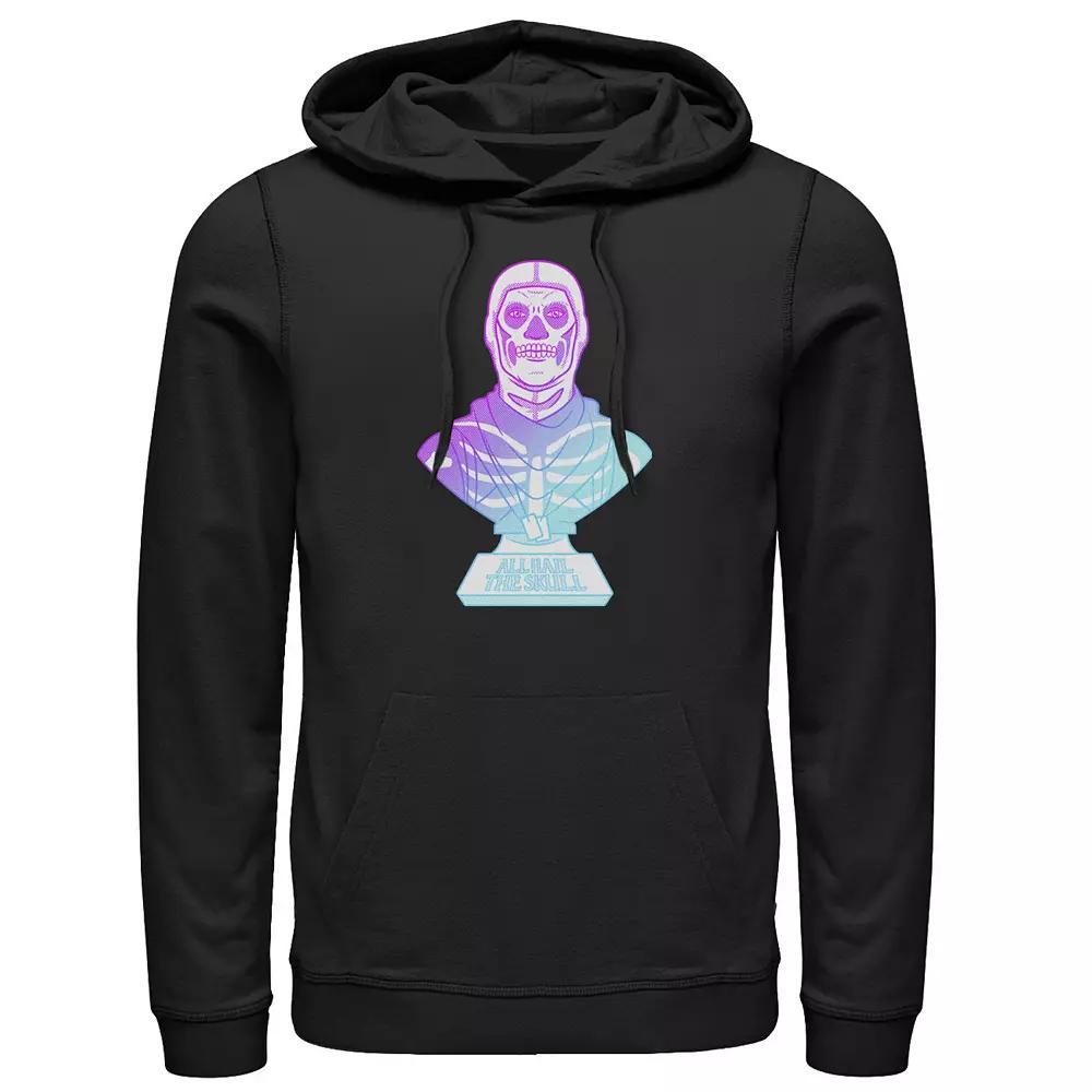 Men's Fortnite All Hail The Skull Hoodie, Size: Small, Blue Product Image