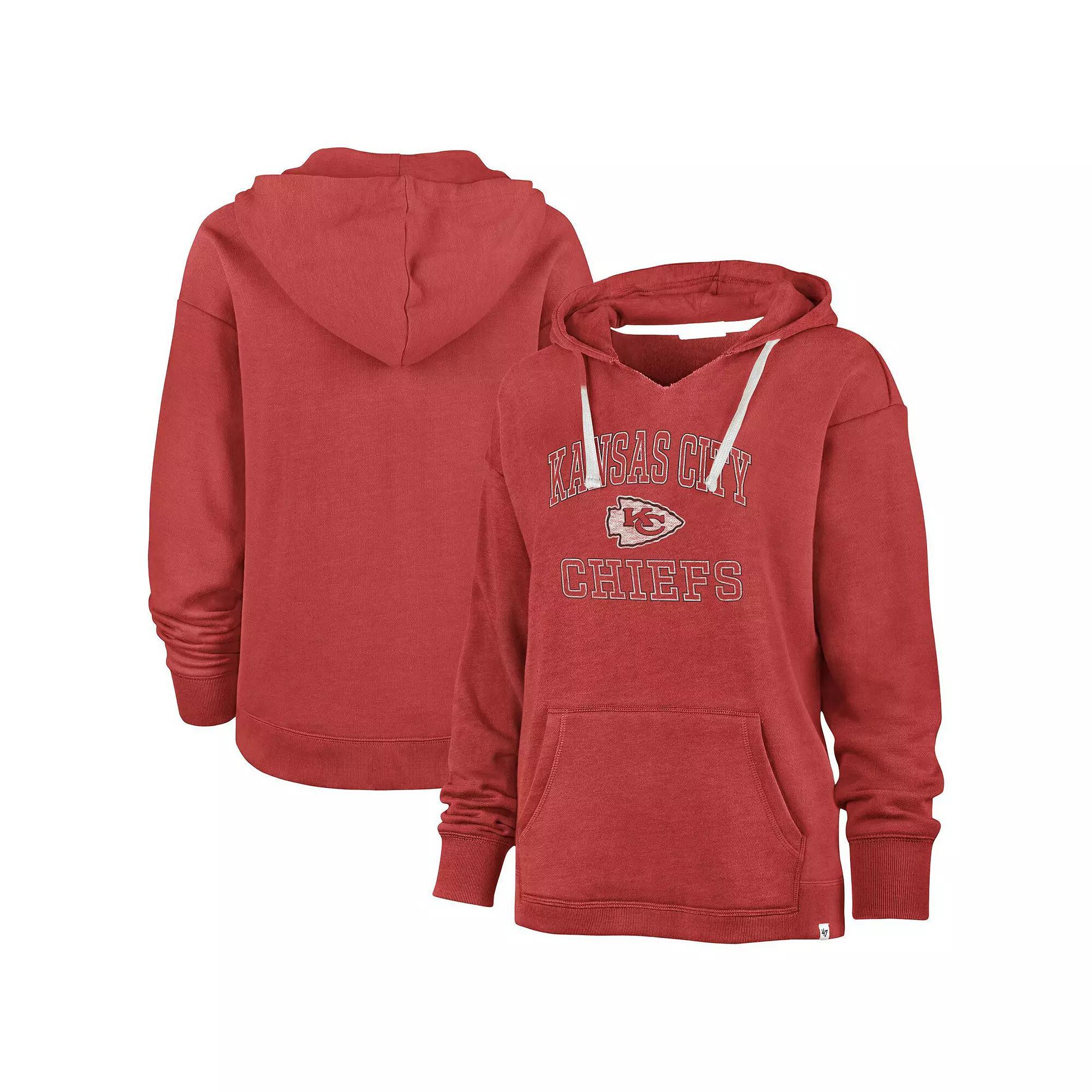 Women's Profile  Red Kansas City Chiefs Kennedy Pullover Hoodie, Size: 3XL Product Image