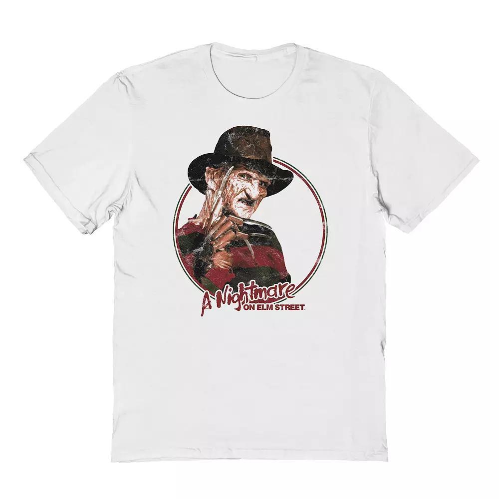 Men's One Two Freddys Comin For You Graphic Tee, Size: Medium, White Product Image
