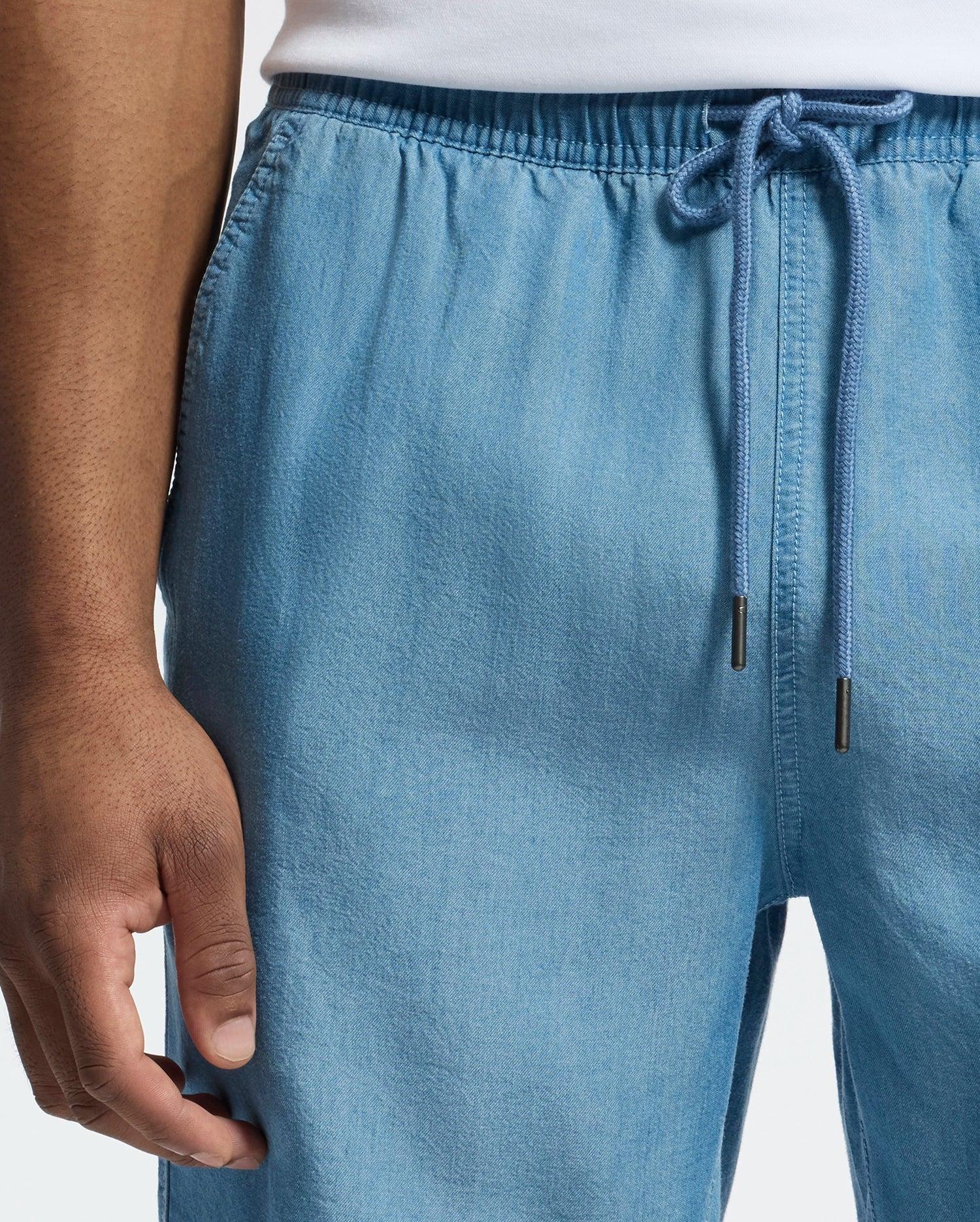 MENS KERVIN LIGHTWEIGHT DENIM WOVEN SHORT - B6R633F200 Product Image