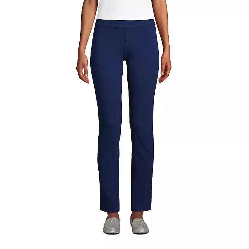 Women's Lands' End Starfish Slim-Cut Pull-On Pants, Size: Small, Evening Blue Product Image