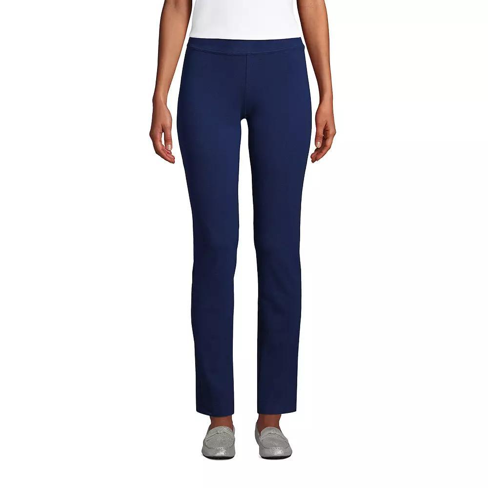 Women's Lands' End Starfish Slim-Cut Pull-On Pants, Size: Small, Evening Blue Product Image