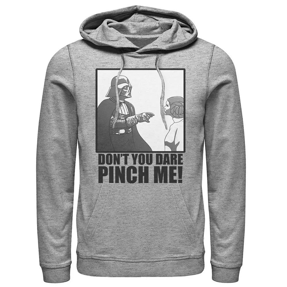 Men's Star Wars Vader Don't Pinch St. Patrick's Hoodie, Size: Medium, Athletic Grey Product Image