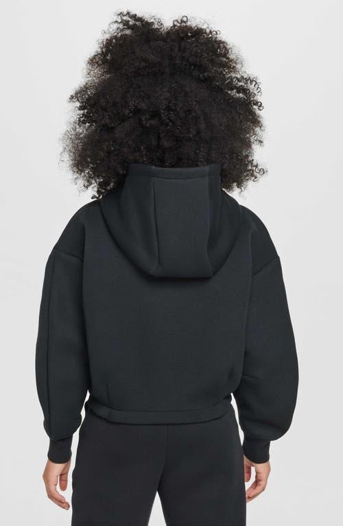 Nike Kids' Sportswear Tech Fleece Oversize Hoodie in Black/Black at Nordstrom, Size Xl Product Image