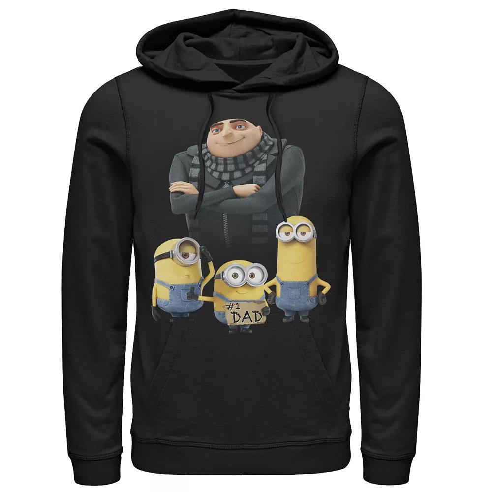 Men's Despicable Me Minions Count Dracula Portrait Hoodie, Size: Small, Black Product Image
