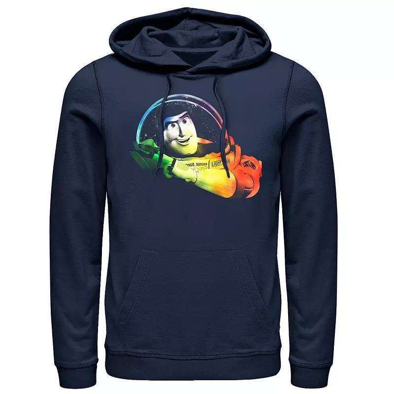 Disney / Pixar's Toy Story Buzz Lightyear Men's Pullover Hoodie, Size: Large, Blue Product Image