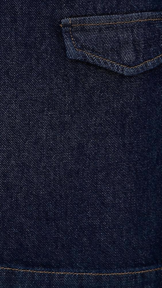 Reformation Imogen High Rise Denim Skort | Shopbop Product Image