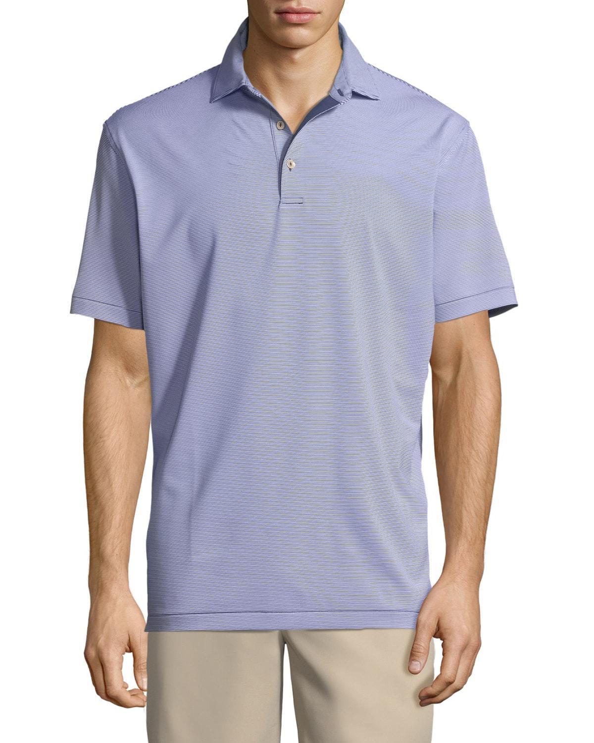 Mens Jubilee Stripe Stretch-Jersey Polo Shirt Product Image