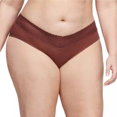 Warners® No Pinching, No Problems® Dig-Free Comfort Waist with Lace Microfiber Hipster 5609J Product Image