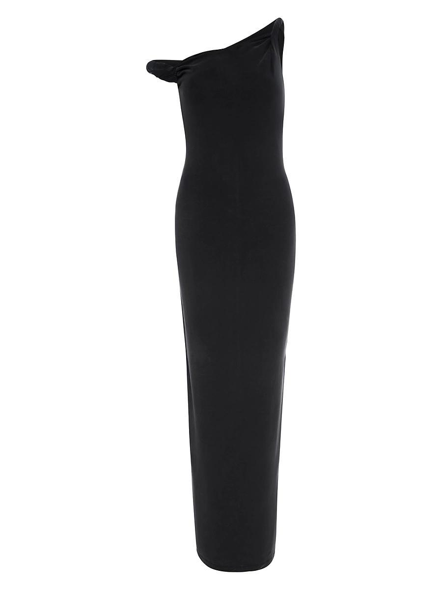 Womens Jersey Twisted Drop-Shoulder Maxi Dress Product Image