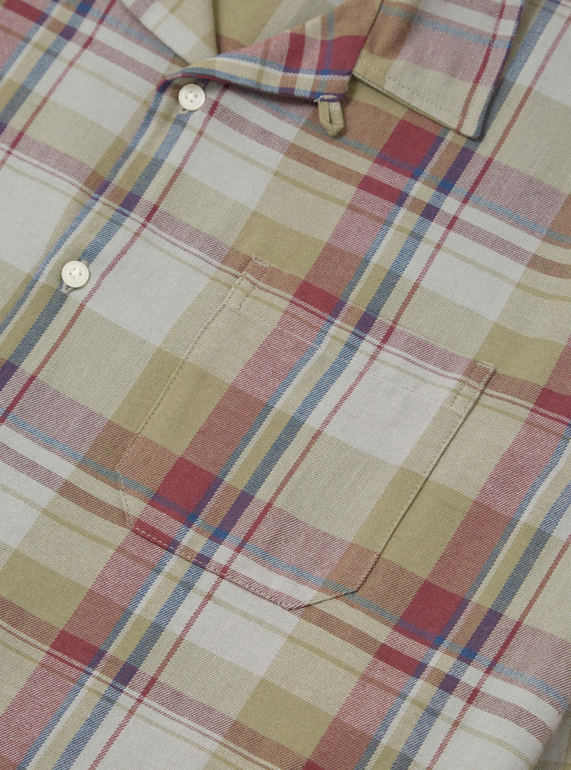 Green Kip Check Long Pyjama Set Product Image