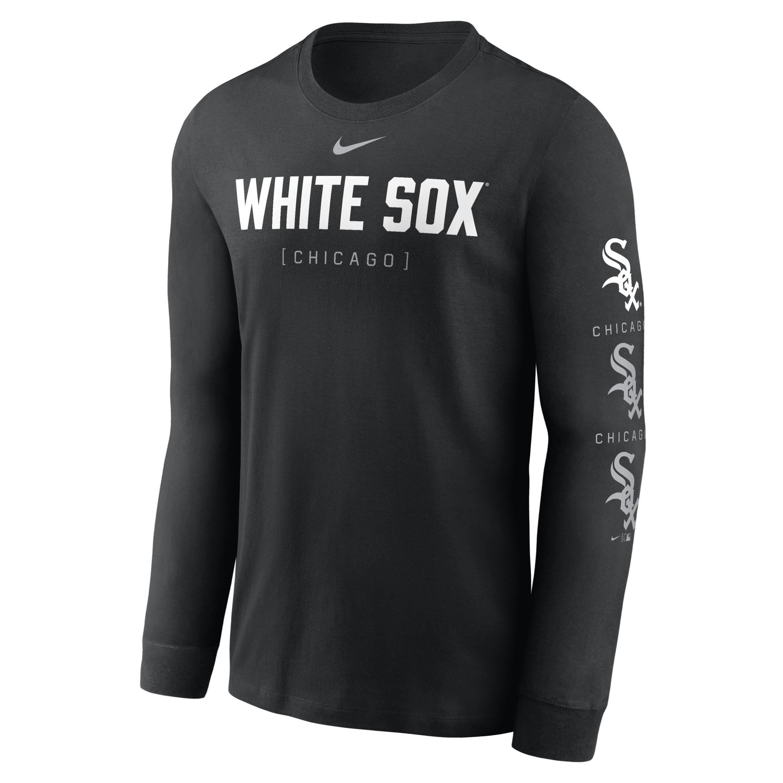 Mens Nike Chicago White Sox Repeater Long Sleeve T-Shirt Product Image