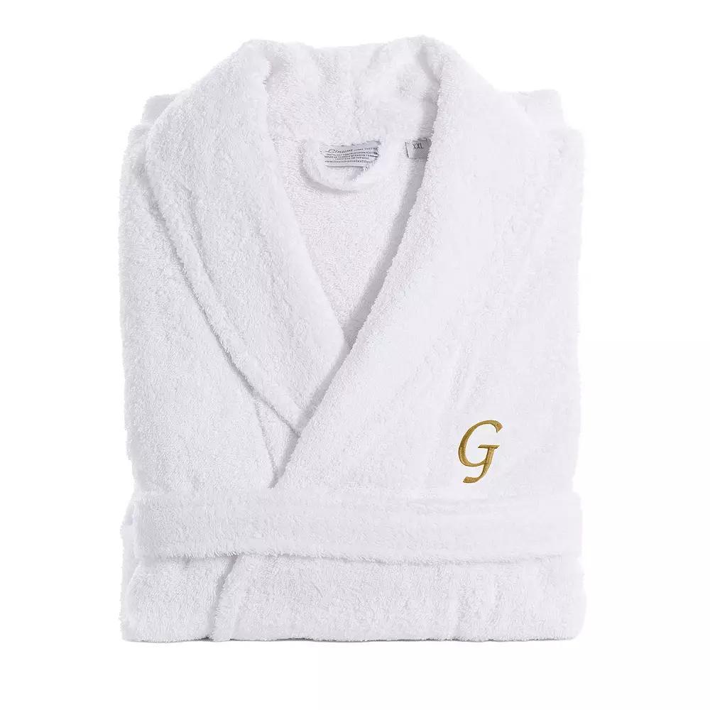 Linum Home Textiles Turkish Cotton Personalized Quick Dry Terry Bathrobe, Women's, Size: Large/XL Product Image