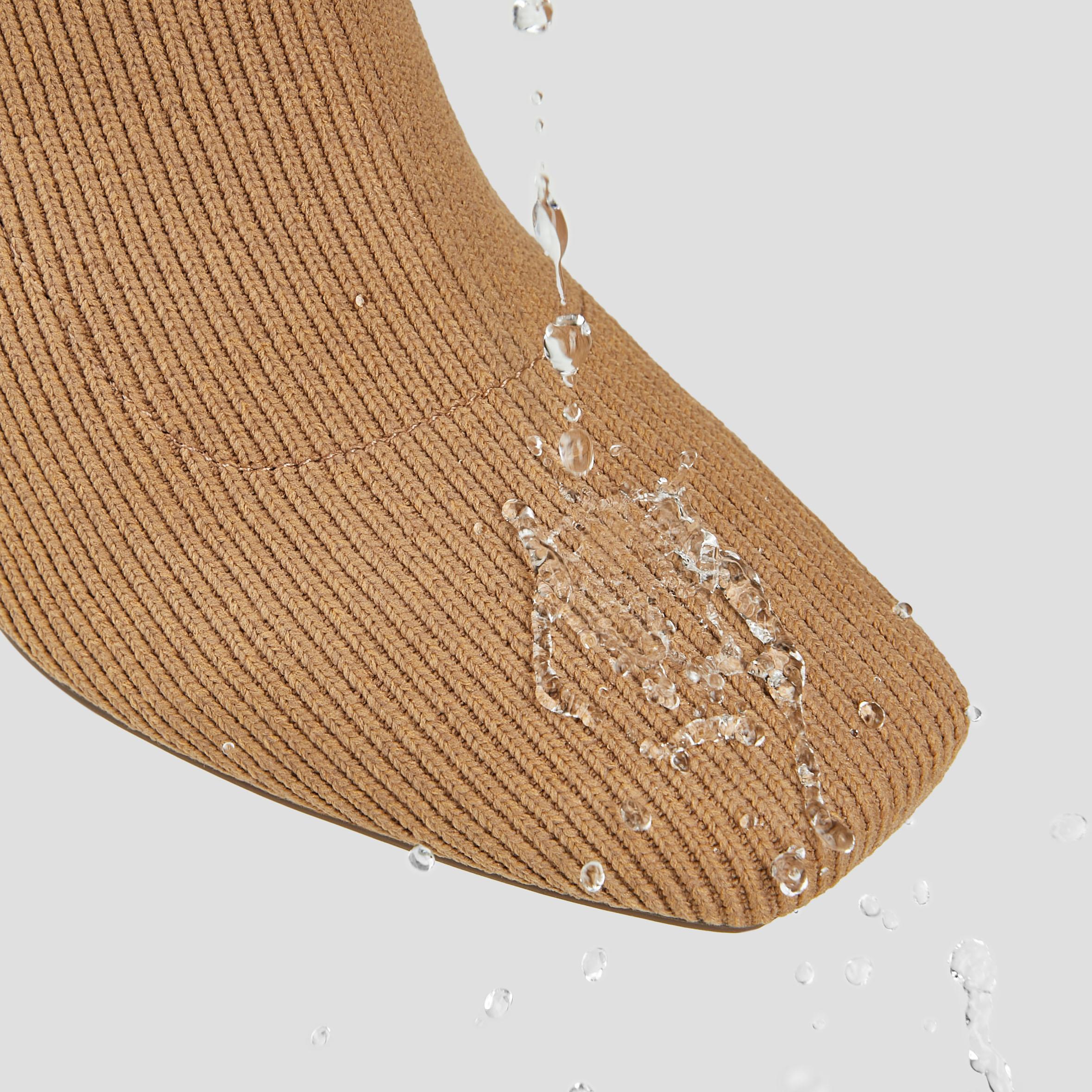 Square-Toe Water-Repellent Heeled Boots (Rafaella) Product Image