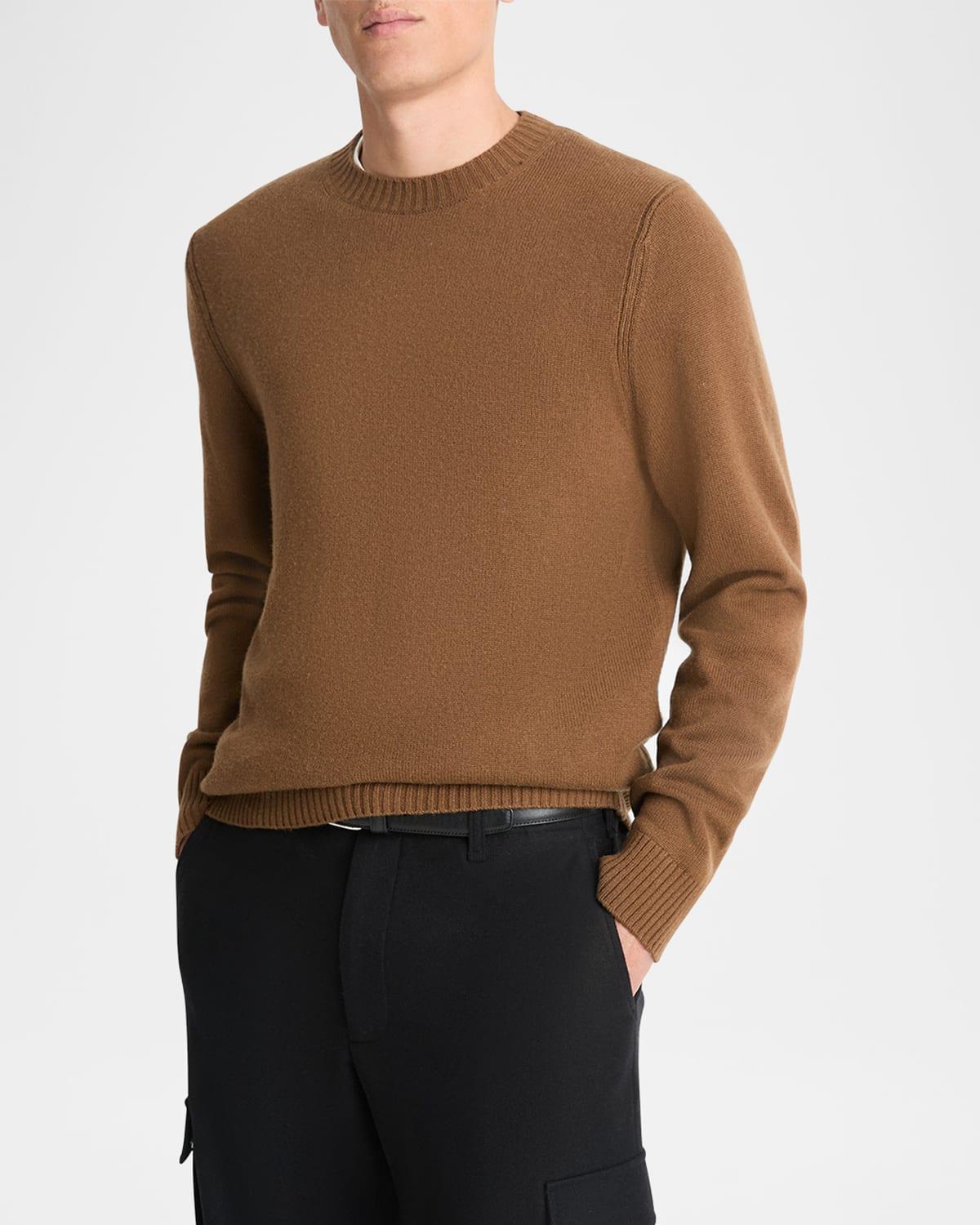 Mens Wool-Cashmere Crewneck Sweater Product Image