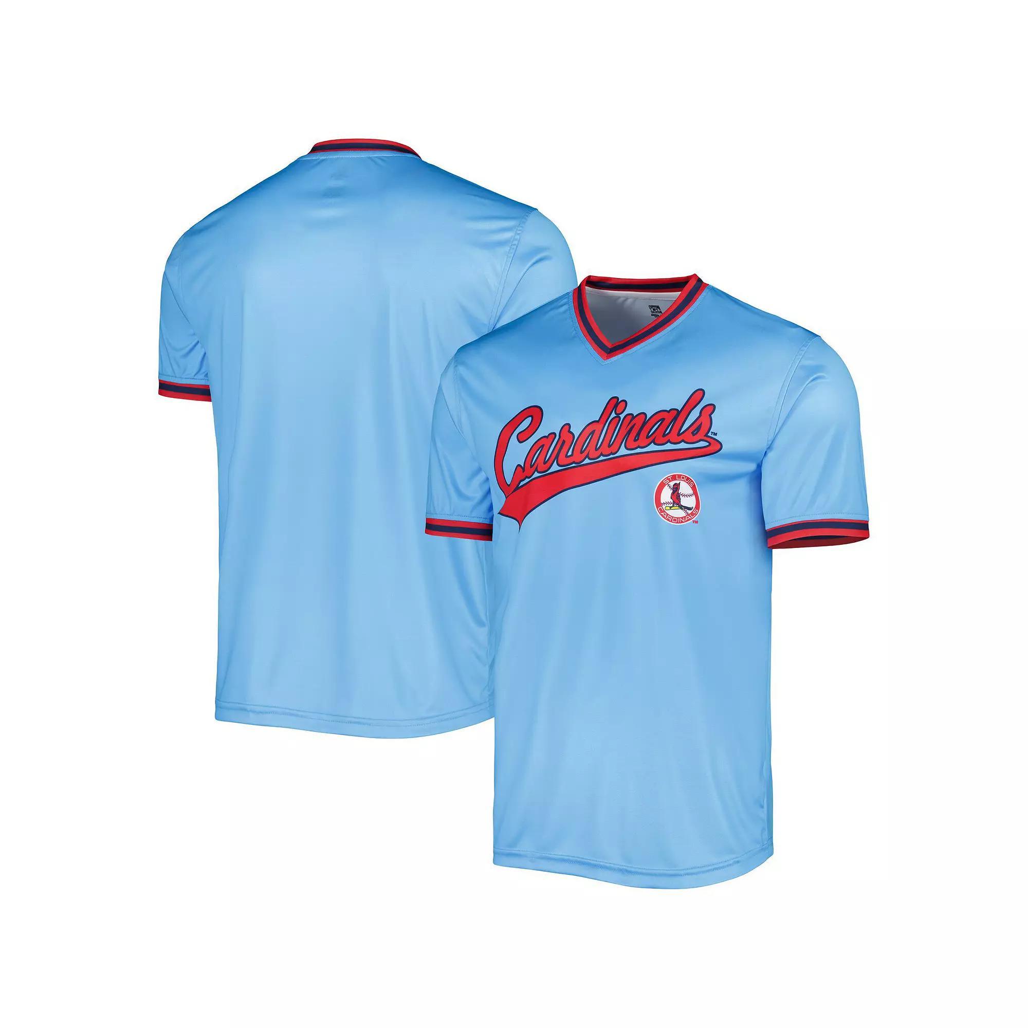Mens Stitches Blue St. Louis Cardinals Cooperstown Collection Team Jersey Product Image