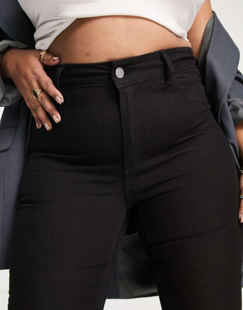 Vila Curve high waisted jean leggings Product Image