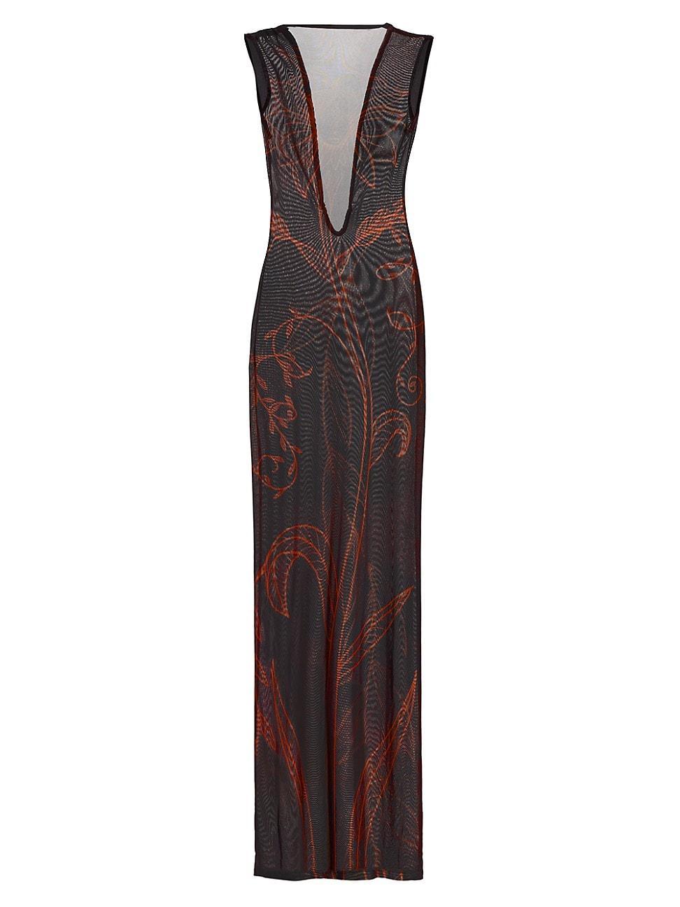 Womens Prelude: Aama Tales Mesh Maxi Dress Product Image