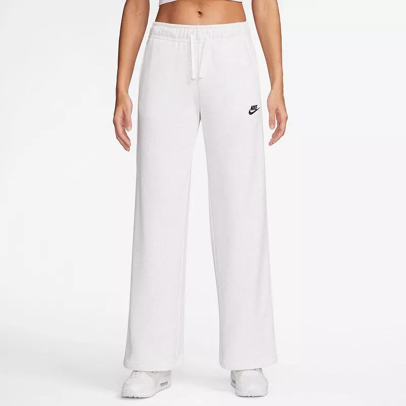 Women's Nike Sportswear Club Fleece Mid-Rise Wide-Leg Sweatpants Product Image