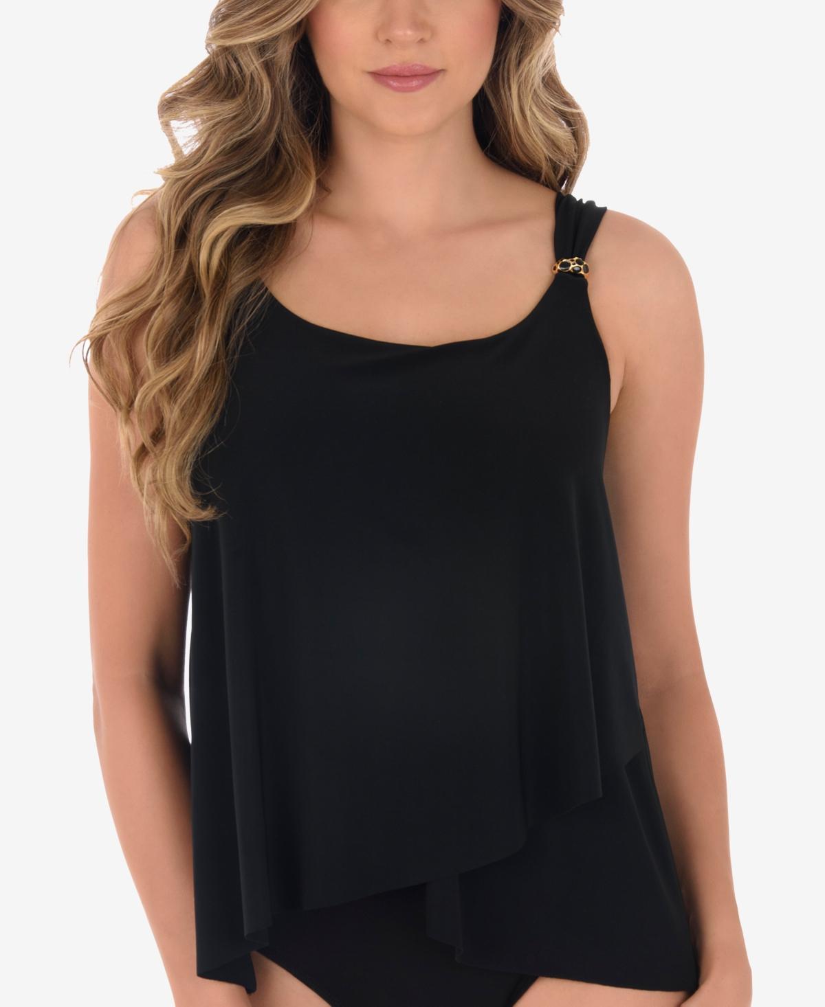Miraclesuit Solid Dazzle Underwire Tankini Swim Top Product Image