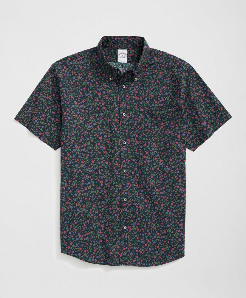 Friday Shirt, Short-Sleeve Poplin Flower Print Product Image