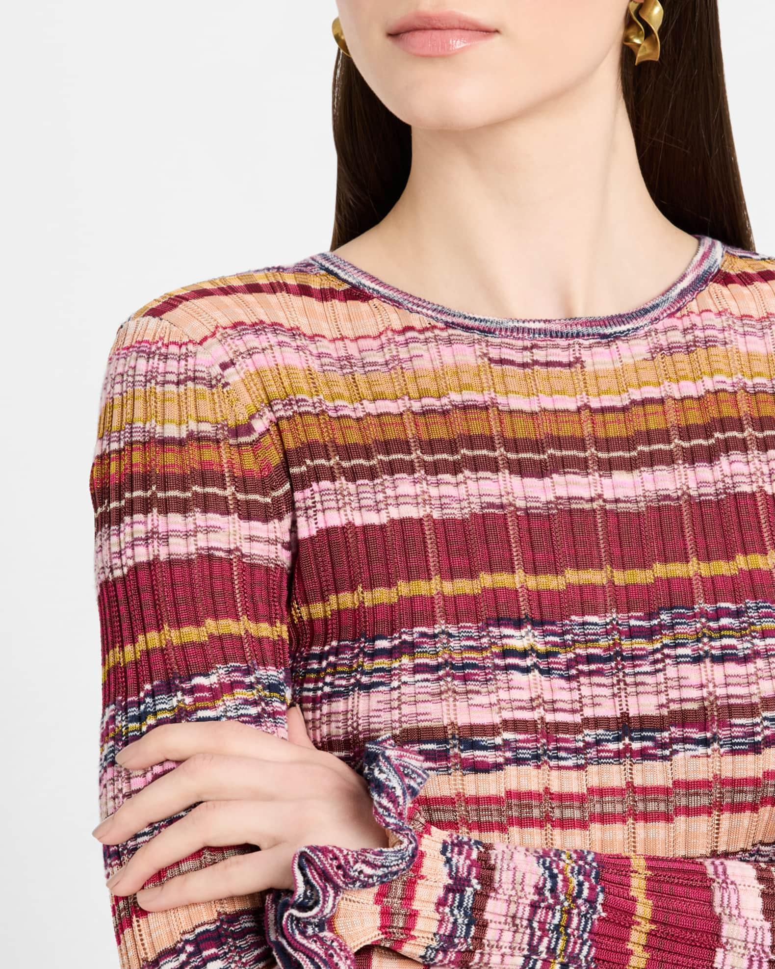 Maci Long-Sleeve Knit Pullover Product Image