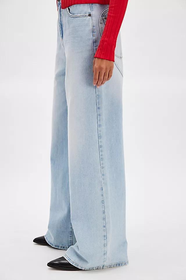OneTeaspoon Blue Heart Love Machines Jeans Product Image