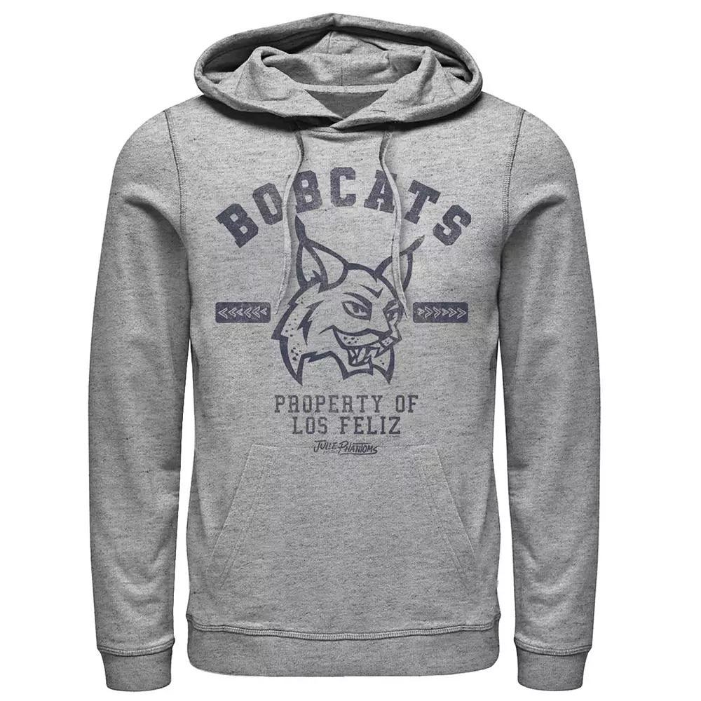 Men's Julie And The Phantoms Bobcats Property Hoodie, Size: Large, Athletic Grey Product Image