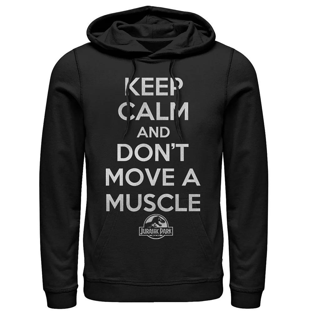 Men's Jurassic World Blue Green Jungle Velociraptor Attack Graphic Pullover Hoodie, Size: XXL Product Image