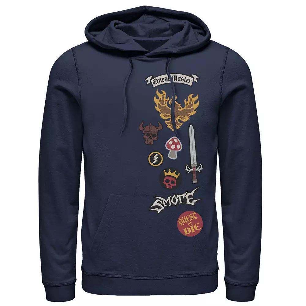 Men's Star Wars The Mandalorian The Child Triangle Galaxy Touch Graphic Hoodie, Size: XL, Black Product Image