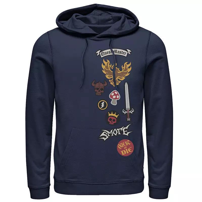 Men's Star Wars The Mandalorian The Child Triangle Galaxy Touch Graphic Hoodie, Size: XL, Black Product Image