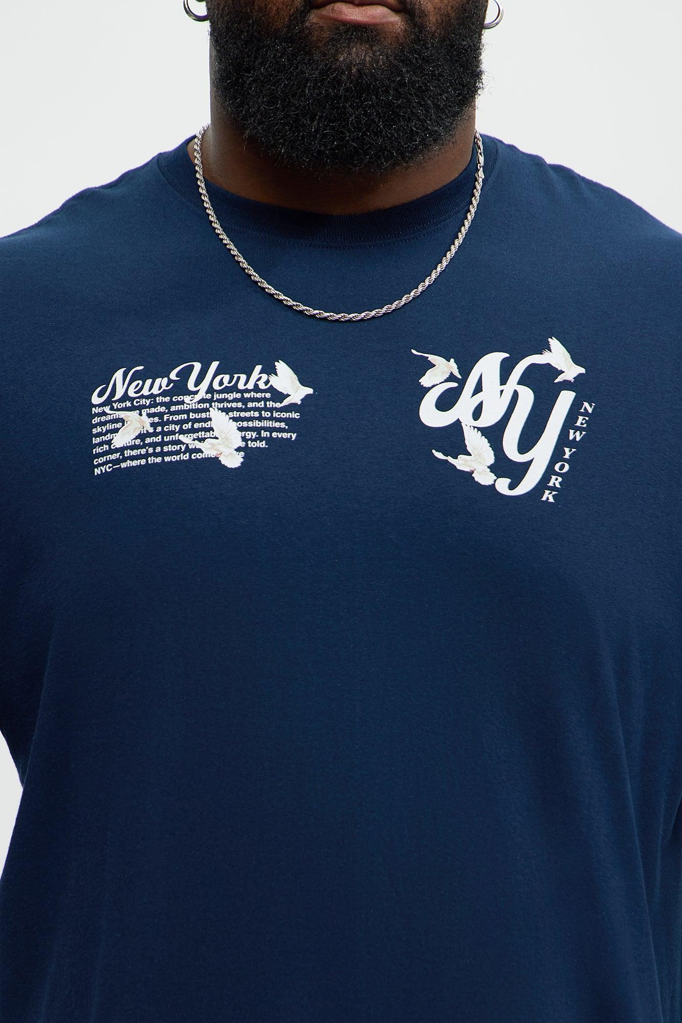 NY Doves With Love Short Sleeve Tee - Navy Product Image