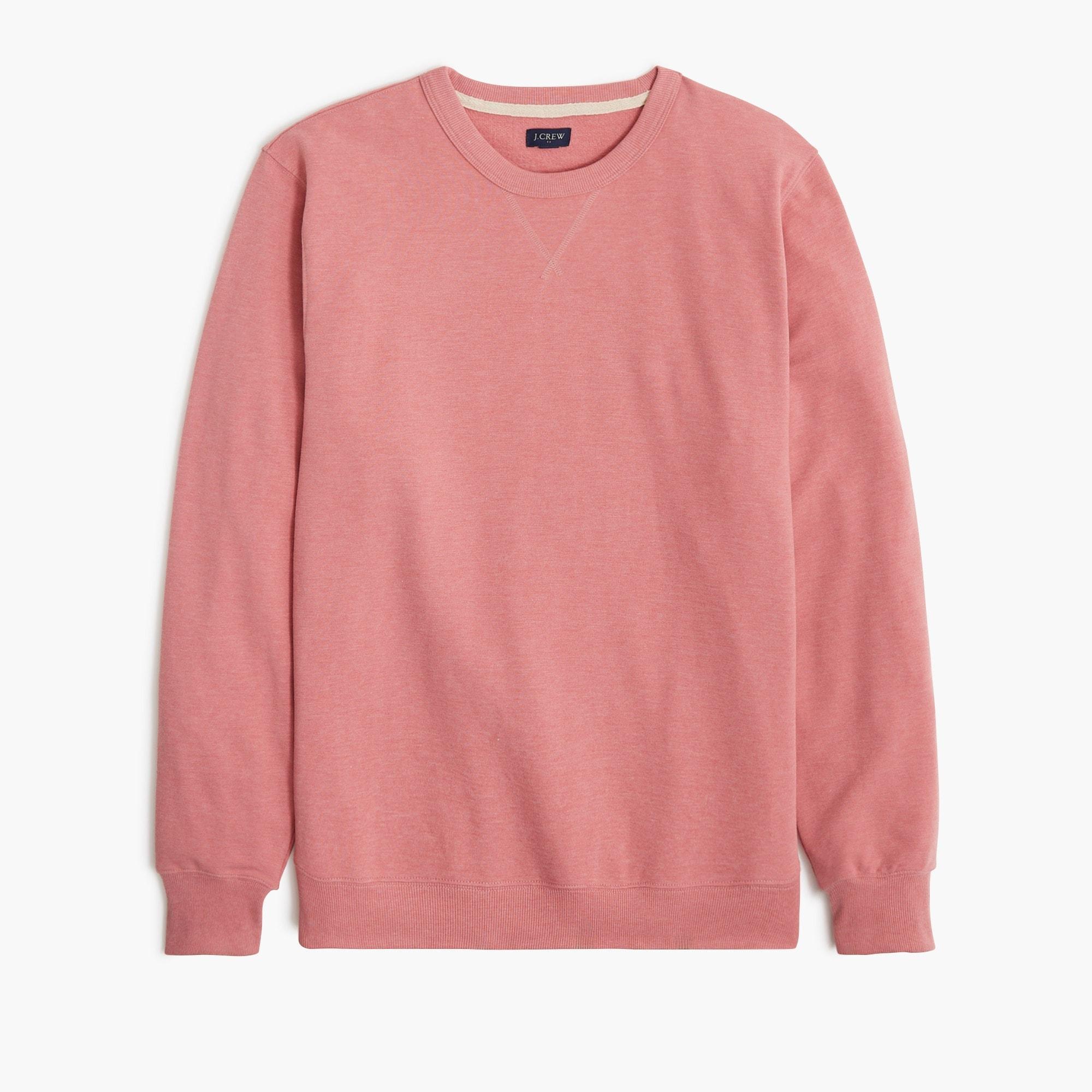 Soft cotton-blend crewneck sweatshirt Product Image