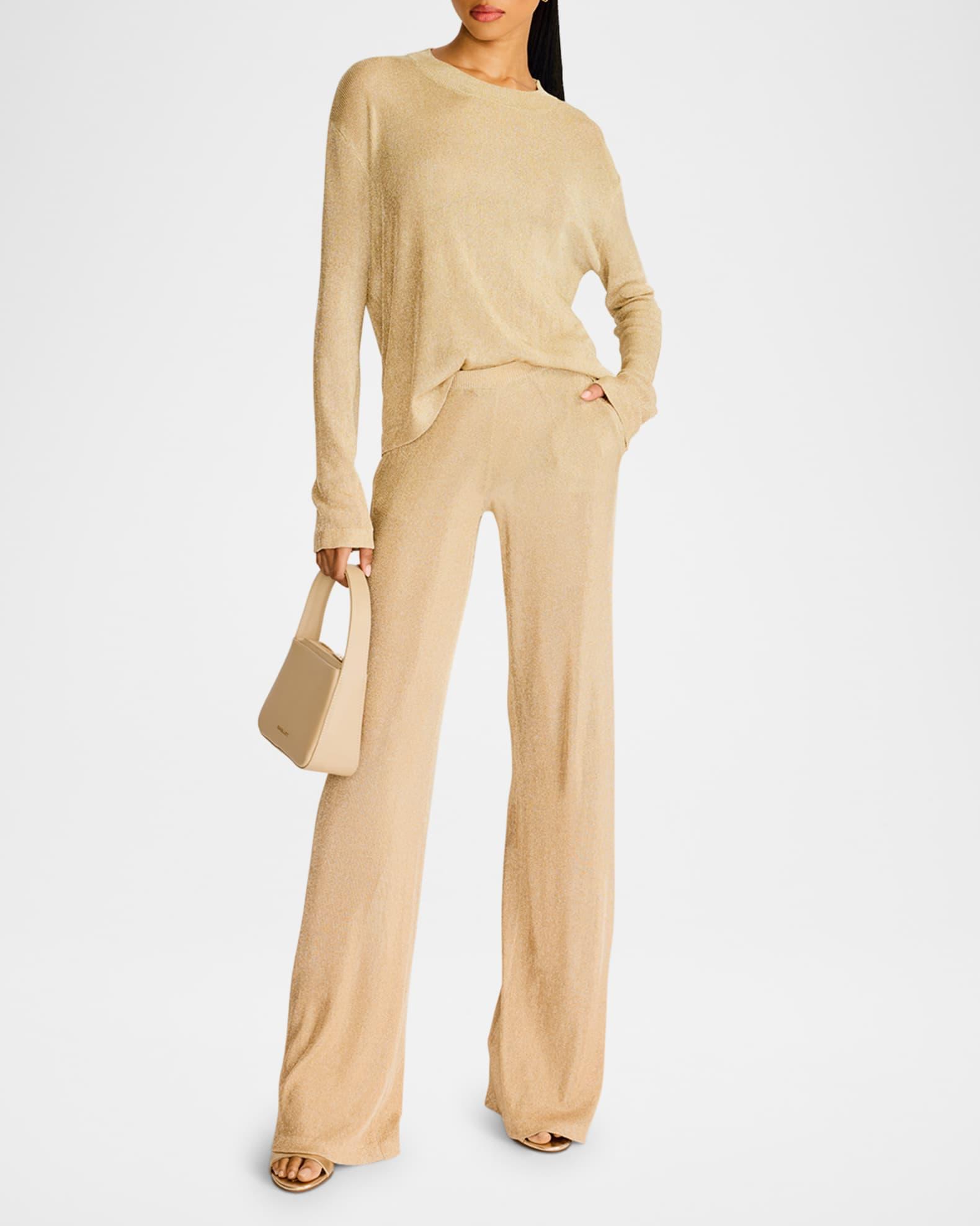 Hana Metallic Knit Top Product Image