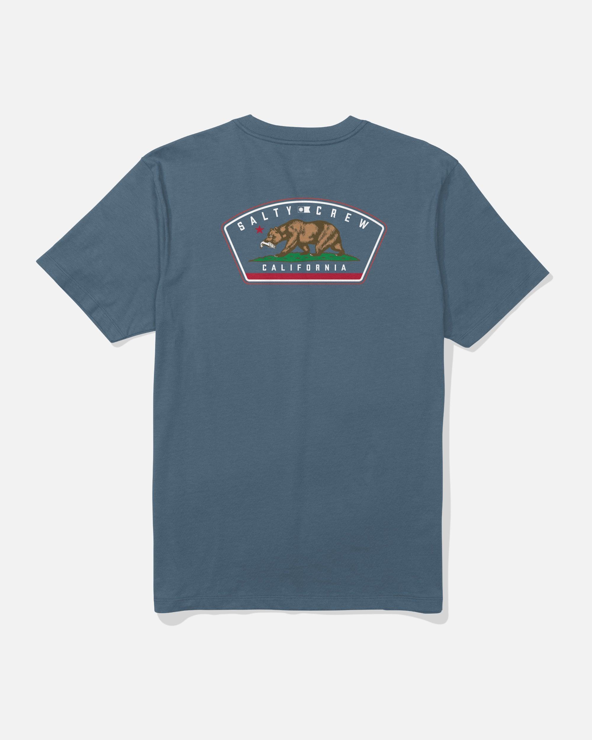 Cali Crew Tee - Slate Male Product Image