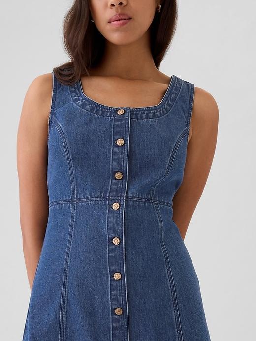GapHeritage Denim Mini Dress Product Image