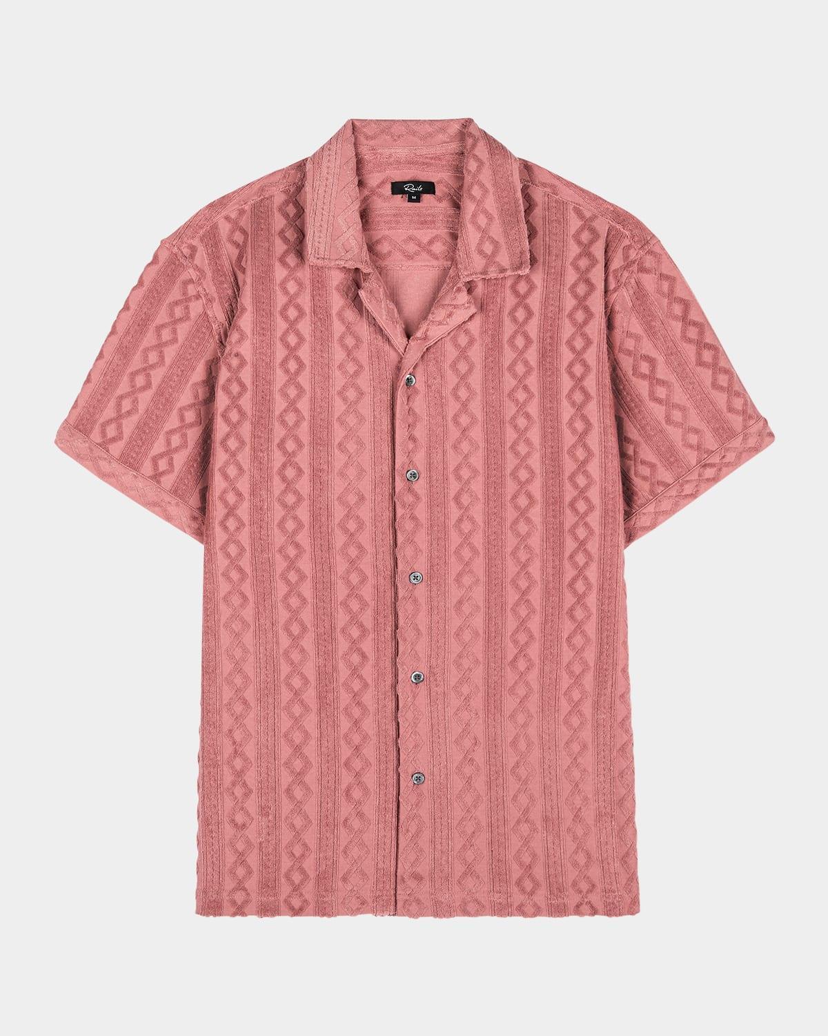 Mens Maverick Jacquard Toweling Camp Shirt Product Image
